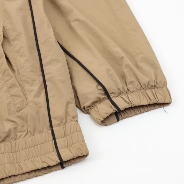 Balenciaga Shield Logo Windbreaker Beige Jacket - 7