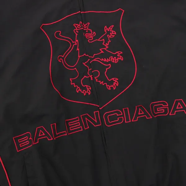 Balenciaga Shield Logo Windbreaker Beige Jacket - 14