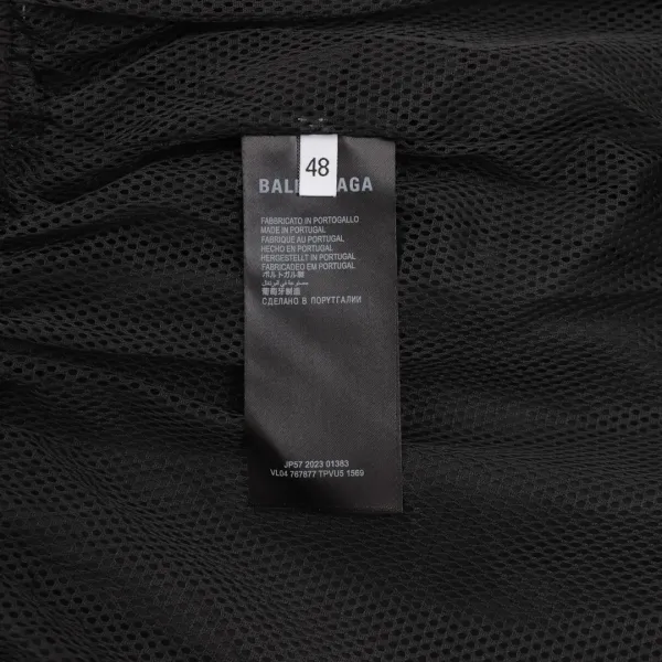 Balenciaga 10 Avenue George V Logo Print Track Pants Black - 4