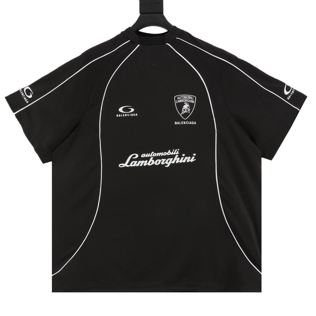 Co-branded 63 Embroidered Print Set Short Sleeve