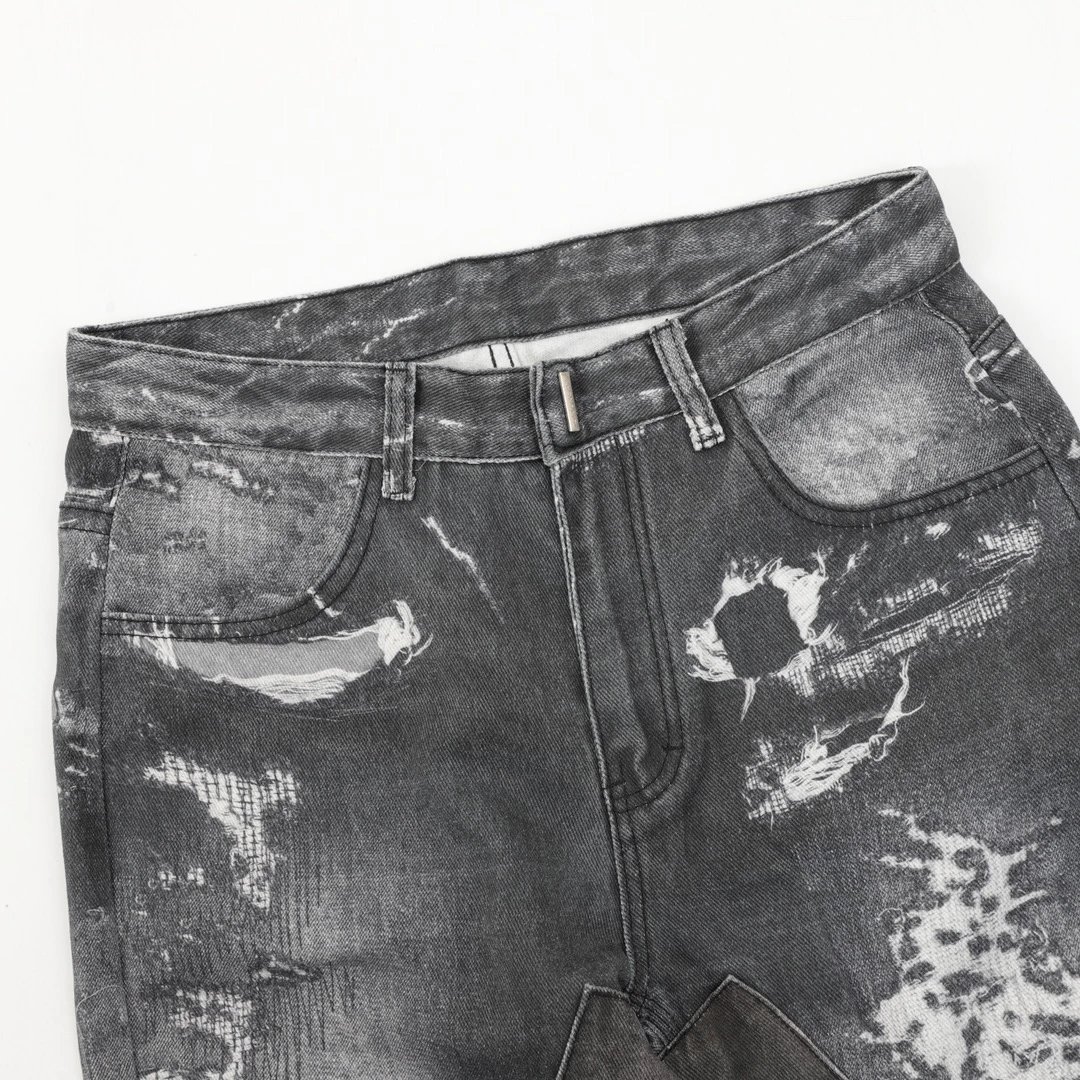 Givenchy Distressed Destroyed Denim Jeans - 9