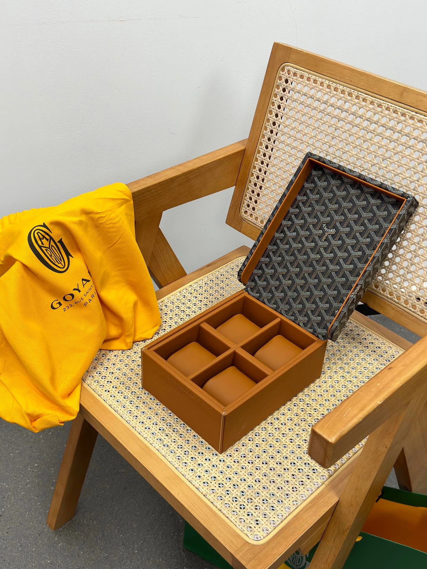 Goyard Watch Storage Case with Goyardine Pattern product image