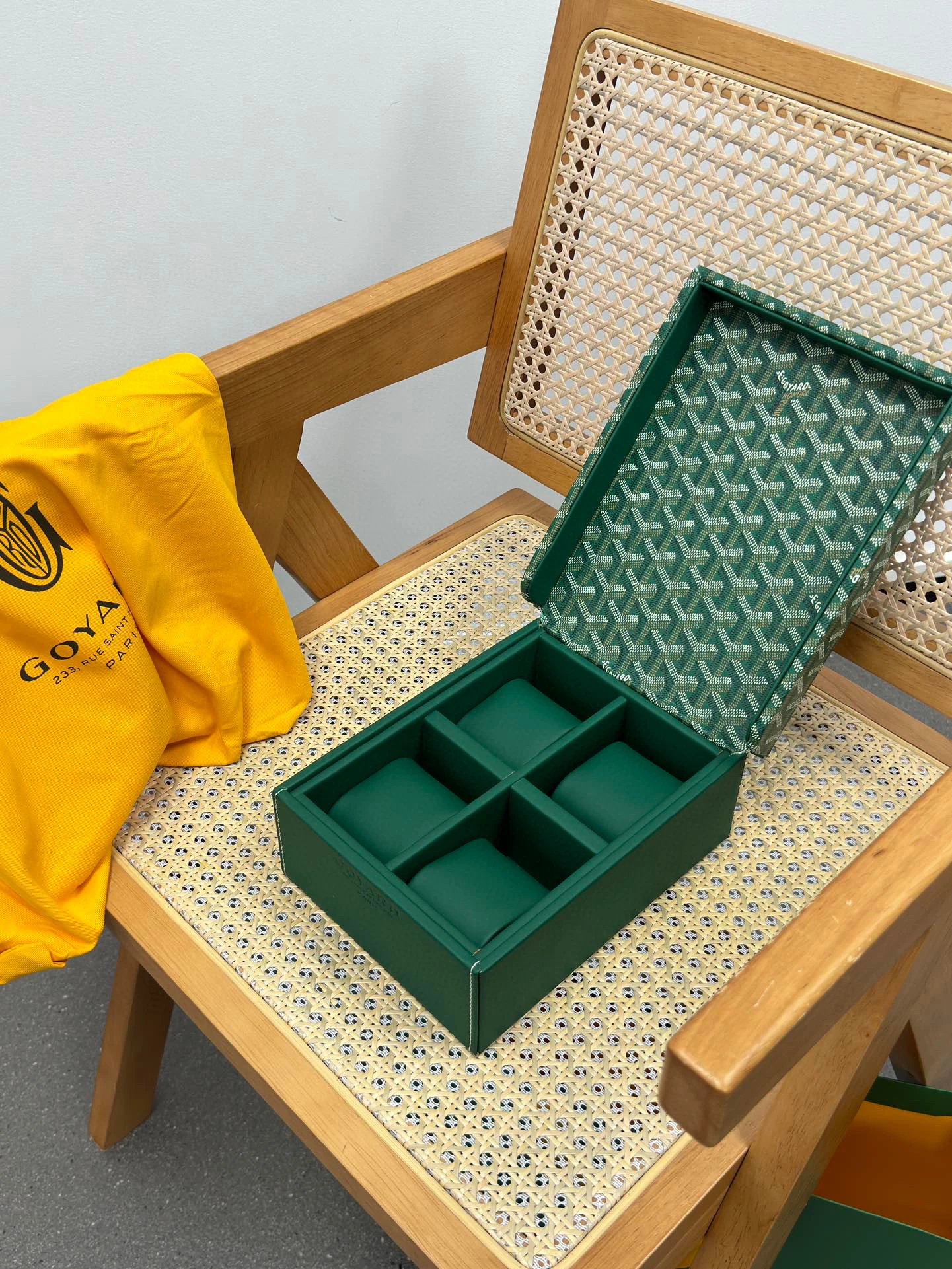 Goyard Watch Storage Case with Goyardine Pattern product image