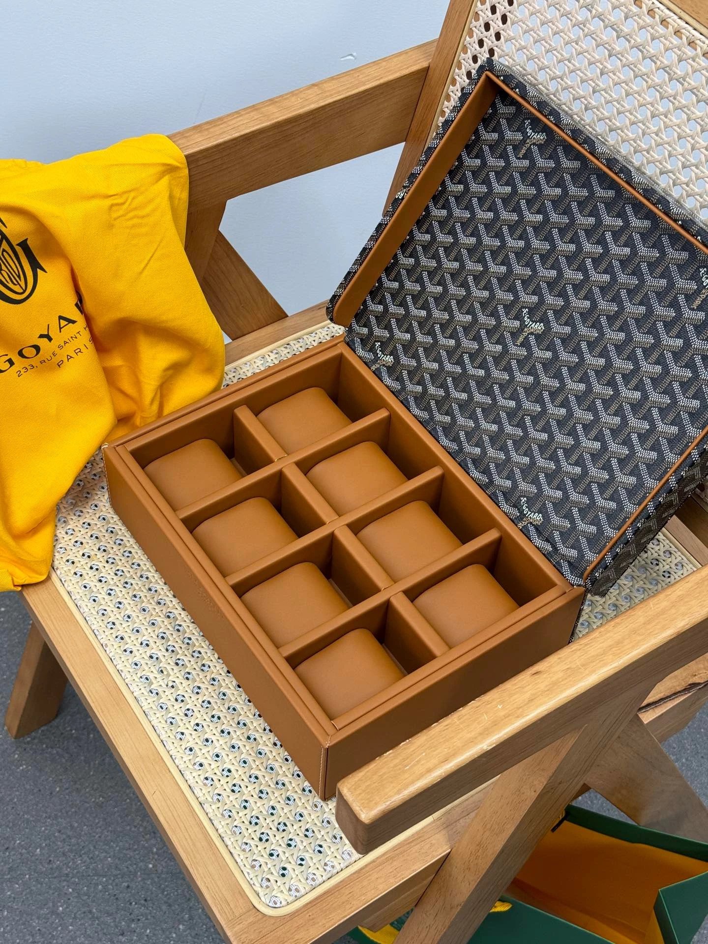Goyard Watch Storage Case with Goyardine Pattern product image