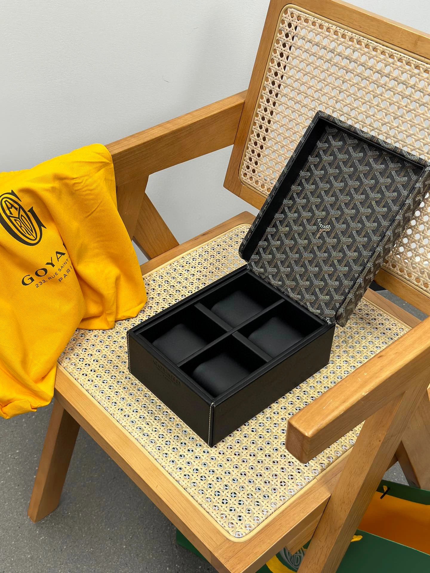 Goyard Watch Storage Case with Goyardine Pattern product image
