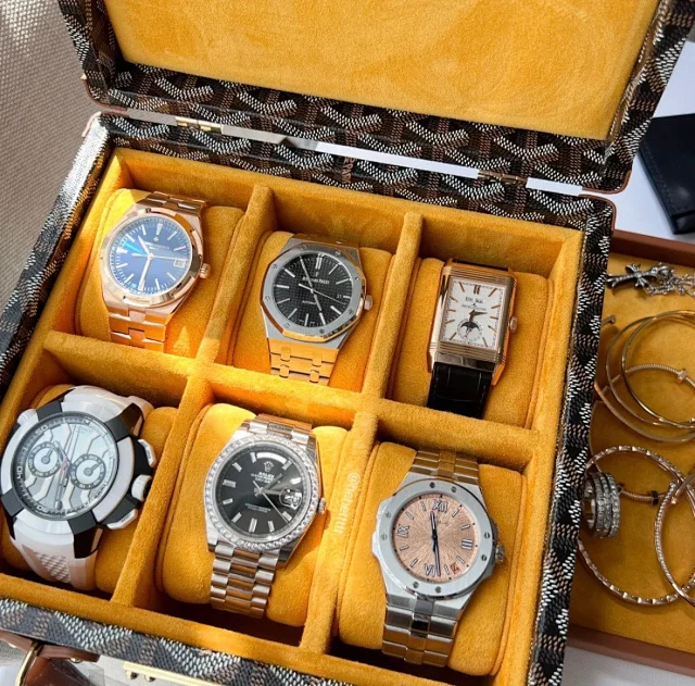 Goyard Watch Storage Case with Goyardine Pattern product detail image 4