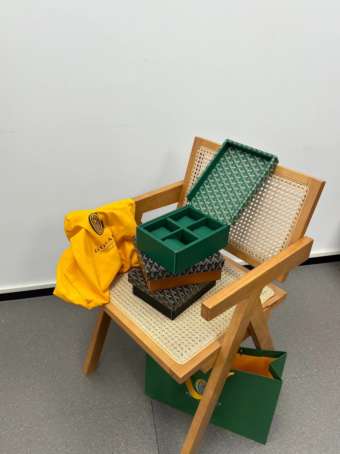 Goyard Watch Storage Case with Goyardine Pattern image 9
