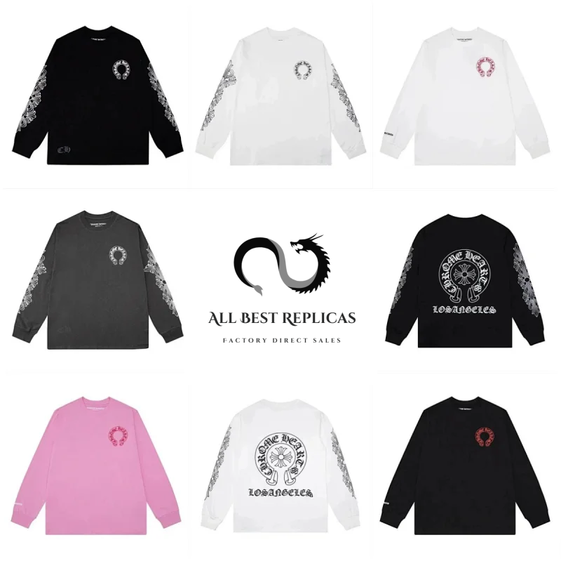 JY10---High-Quality Double-Stitched 100% Cotton Men's & Women's Printed Long-Sleeve T-Shirt-lfwhatsapp+18760592852