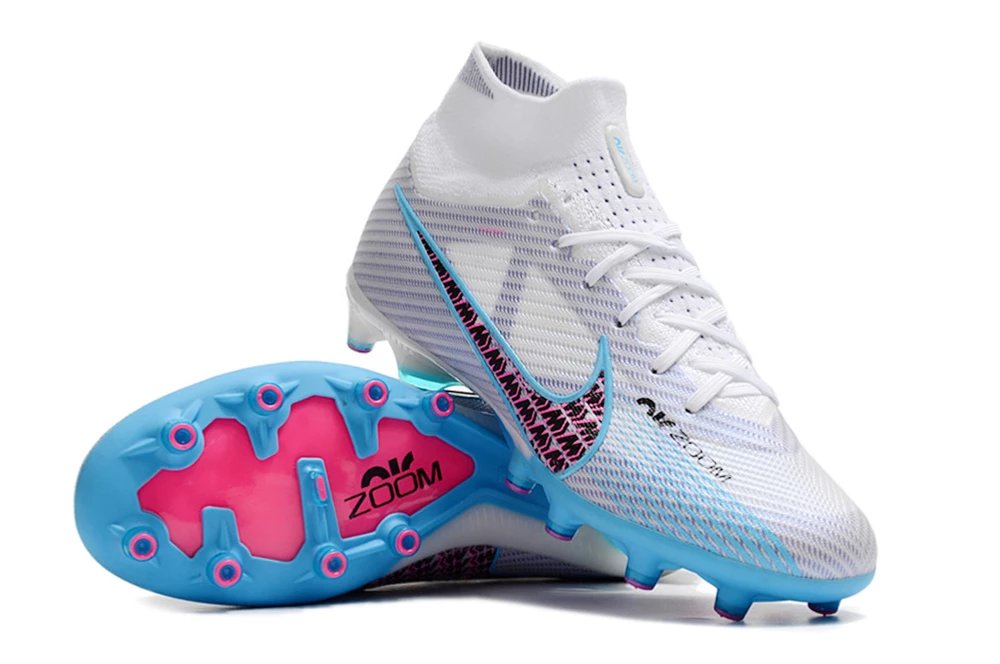 Children's/Women's/Men's Shoe Assassin 15th Generation High Top Lucent Pack Set Built in Full Air Cushion Waterproof Knitted FG Football Shoes Nike Air Zoom Mercurial Superfly IX Elite AG Nail Football Shoes 36-45