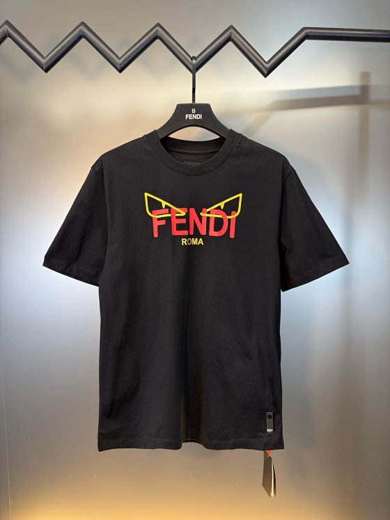 Special Offer YZ OS Summer Latest Edition! F/Fenjia 25SS Eye Print Short Sleeve T-Shirt