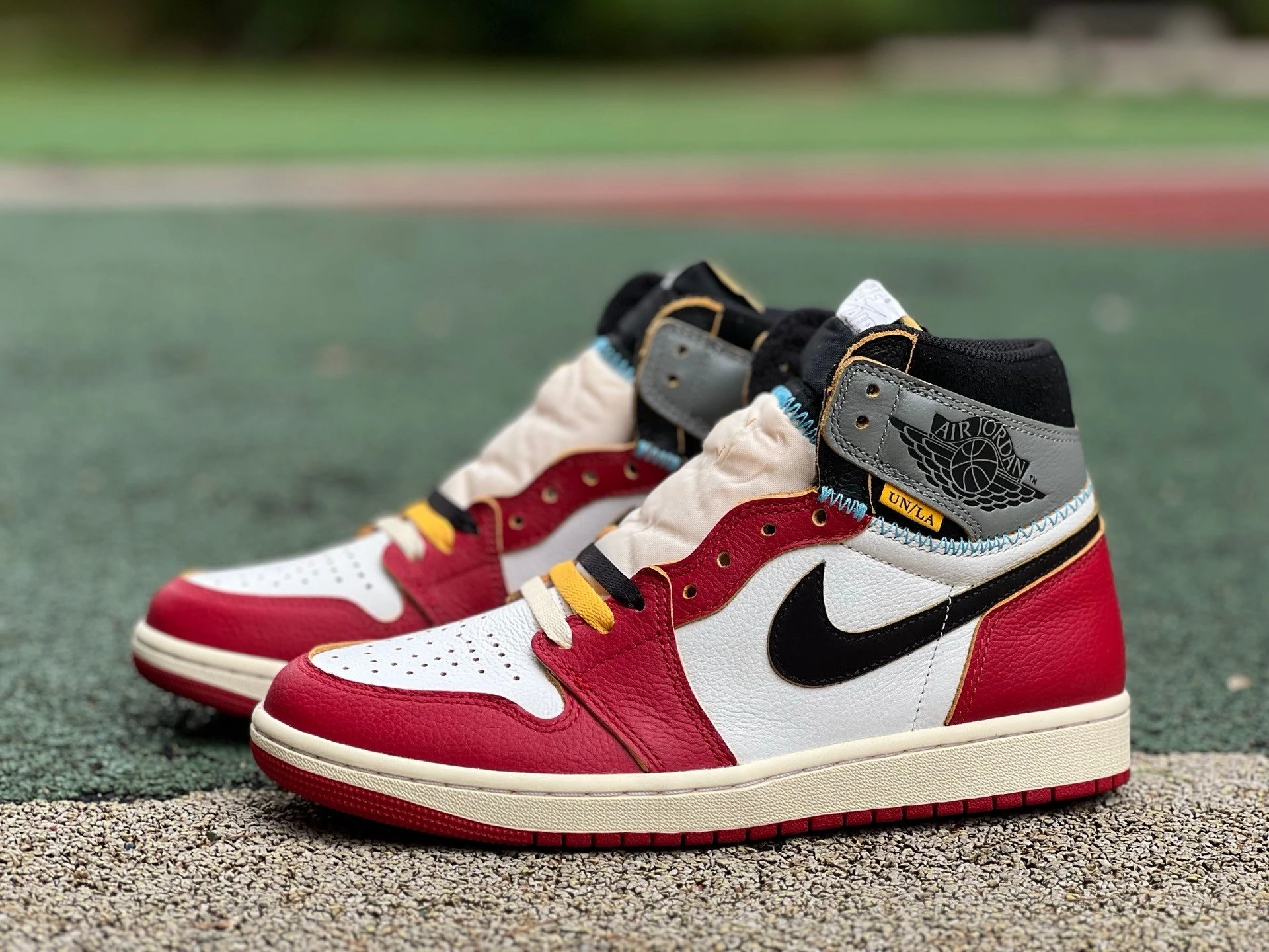 Air Jordan 1 Red White Sneakers