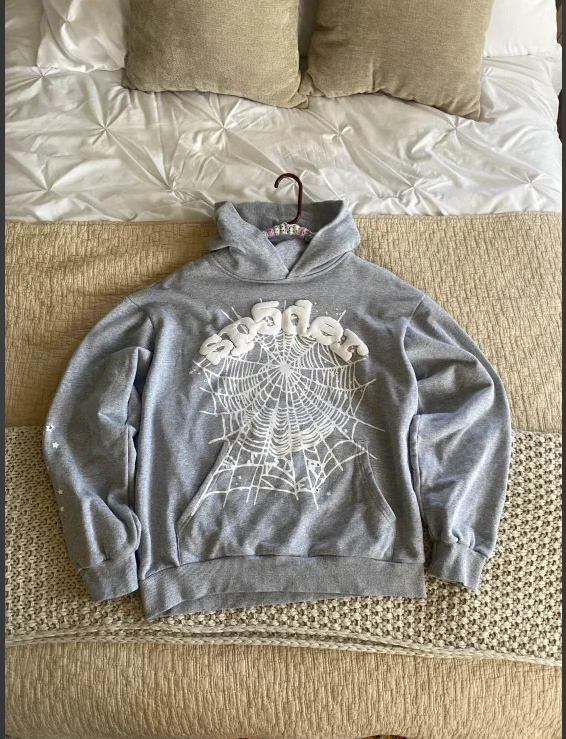 Spider Graphic Hoodie and Jogger Set Multicolor Streetwear