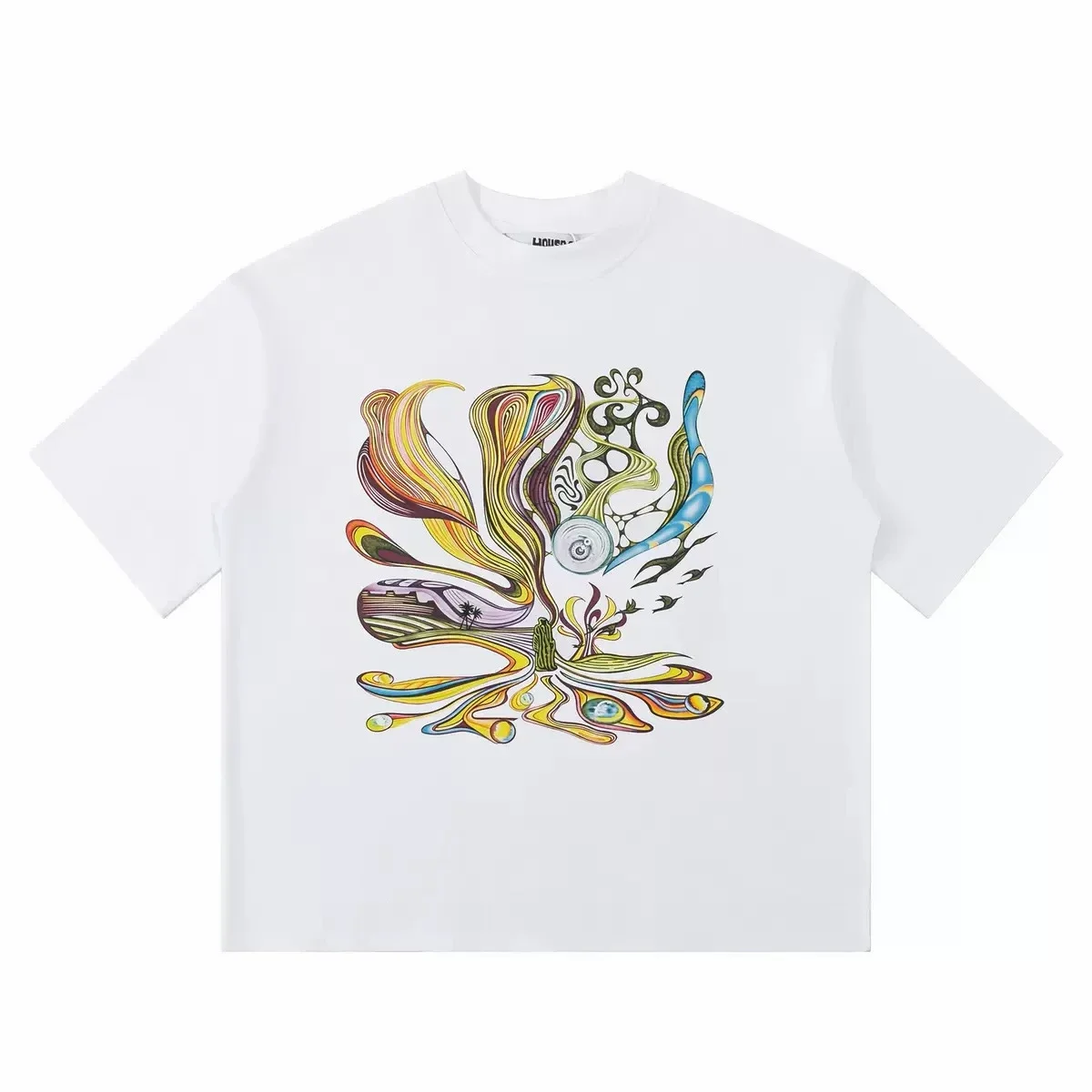 Lil' Lotus White T-S