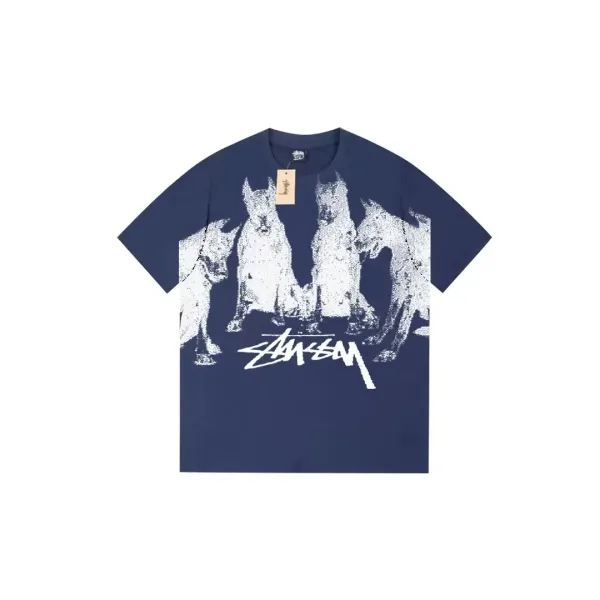 Stussy 8-Ball Graphic T-Shirt Gray - 5
