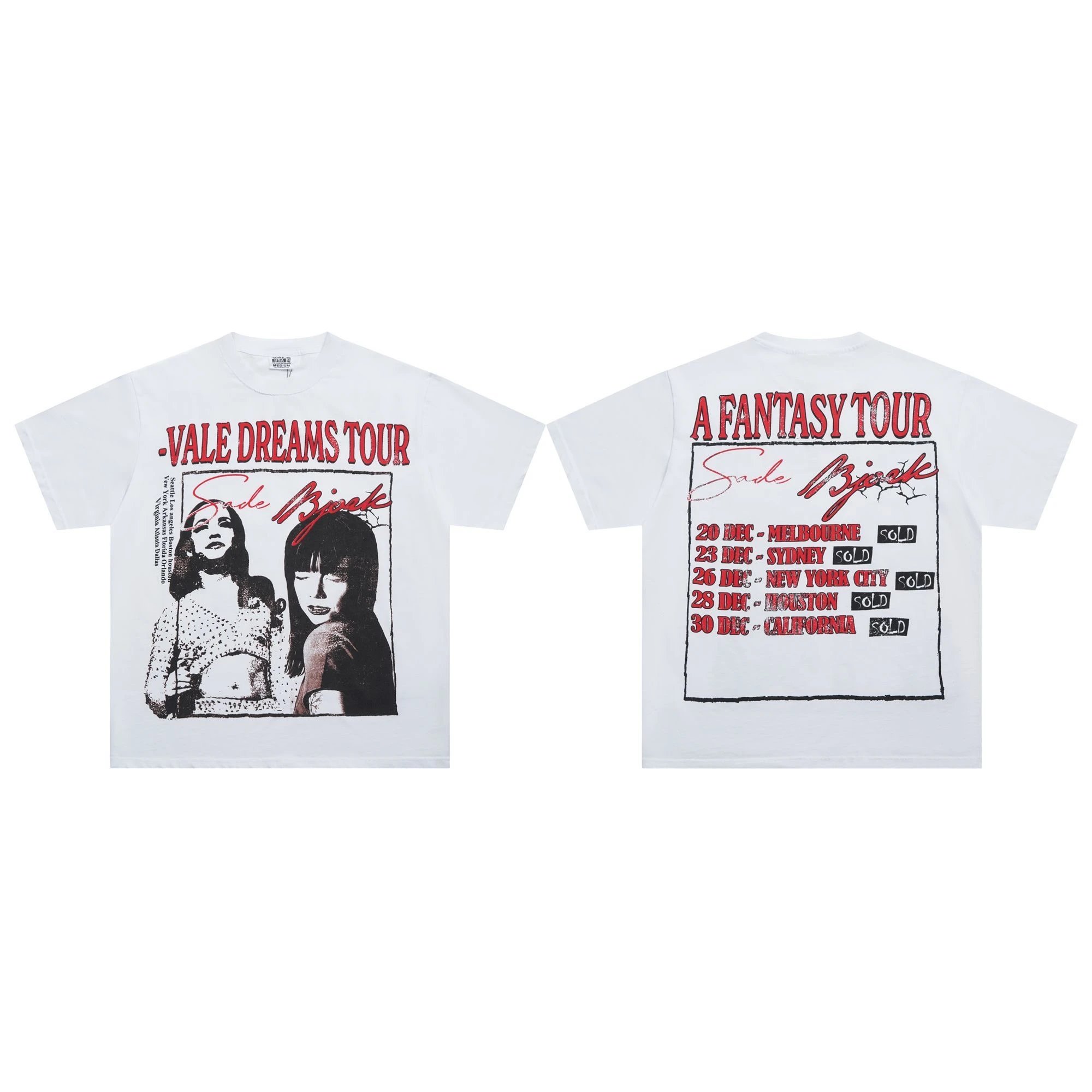 White Sade Birk 'Vale Dreams Tour' T-Shirt
