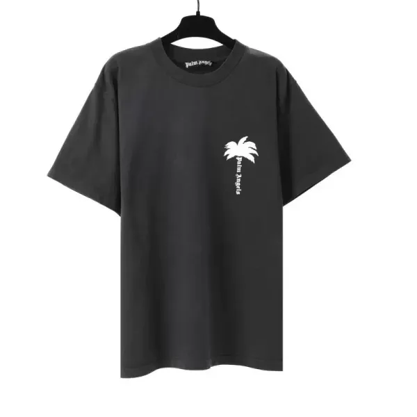 Palm Angels Palm Tree Graphic T-Shirt Black - 1