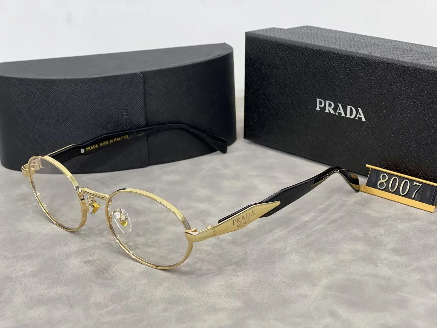 Prada 8007 Gold Glas