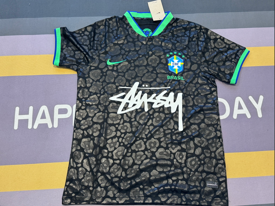 Brazil National Team Soccer Jersey Blue Classic