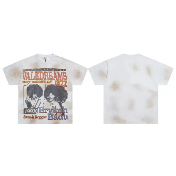 Design Valedreams Hot Shoot of Jazz Tie-Dye T-Shirt - 1