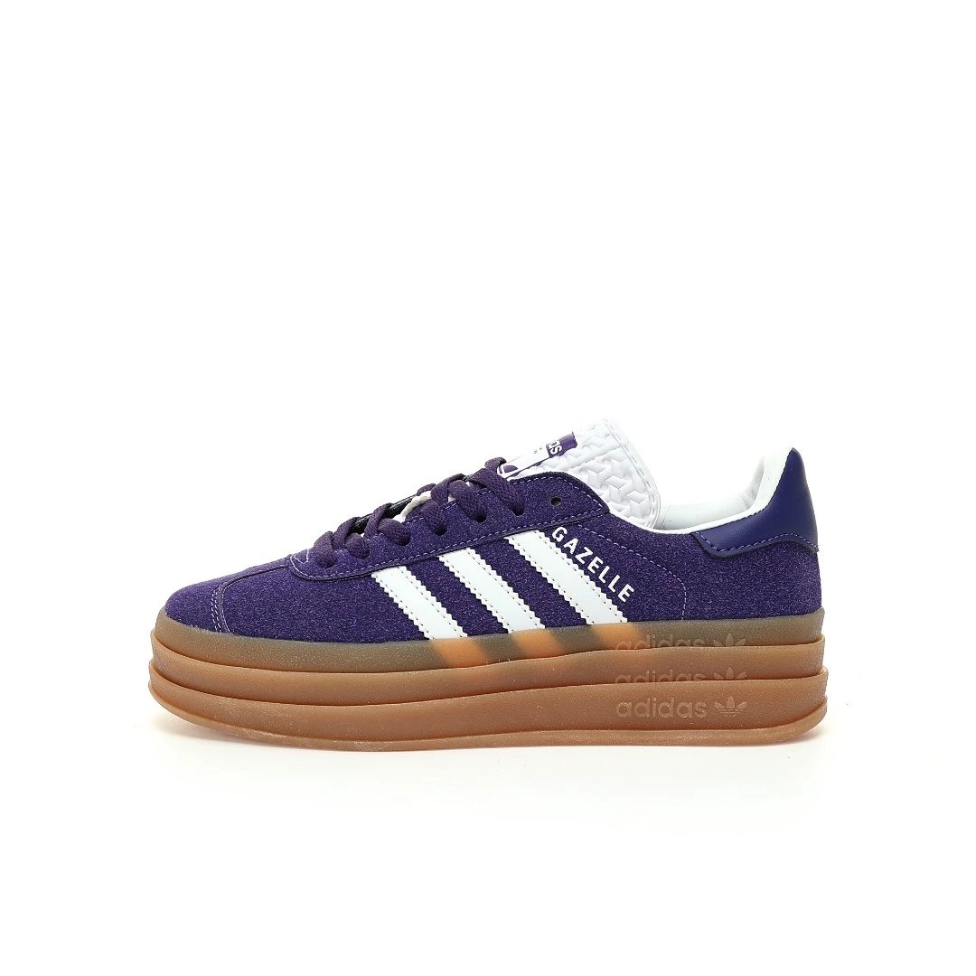 Adidas Originals Gazelle Bold — Grape purple raw rubber bottom IE0419 colorway — USFans Spreadsheet photo
