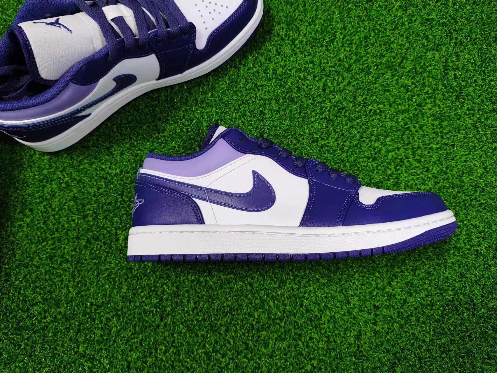 AJ1 white light purple 553558 515