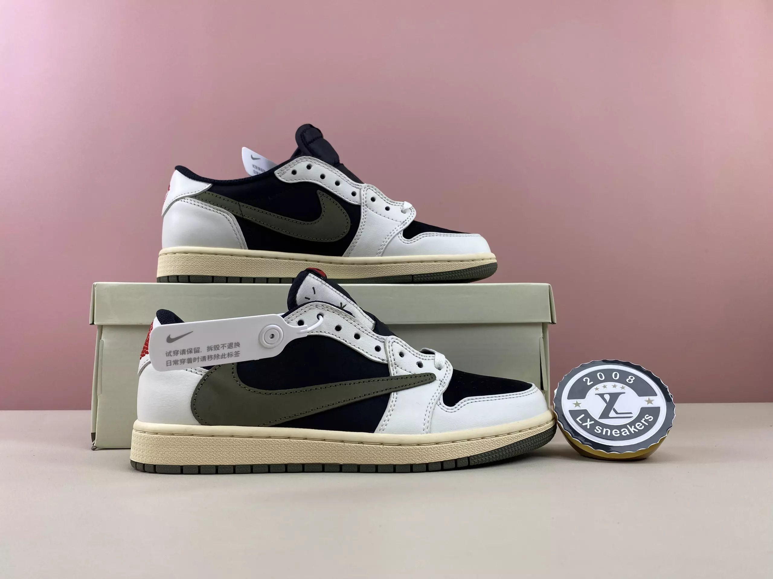 【PK】Jordan 1 Retro Low OG SP Travis Scott Olive | DZ4137-106