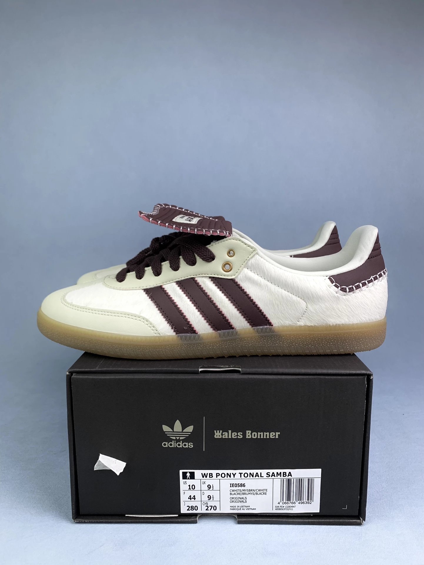 【God】 Samba Pony Tonal Wales Bonner Cream White| IE0586