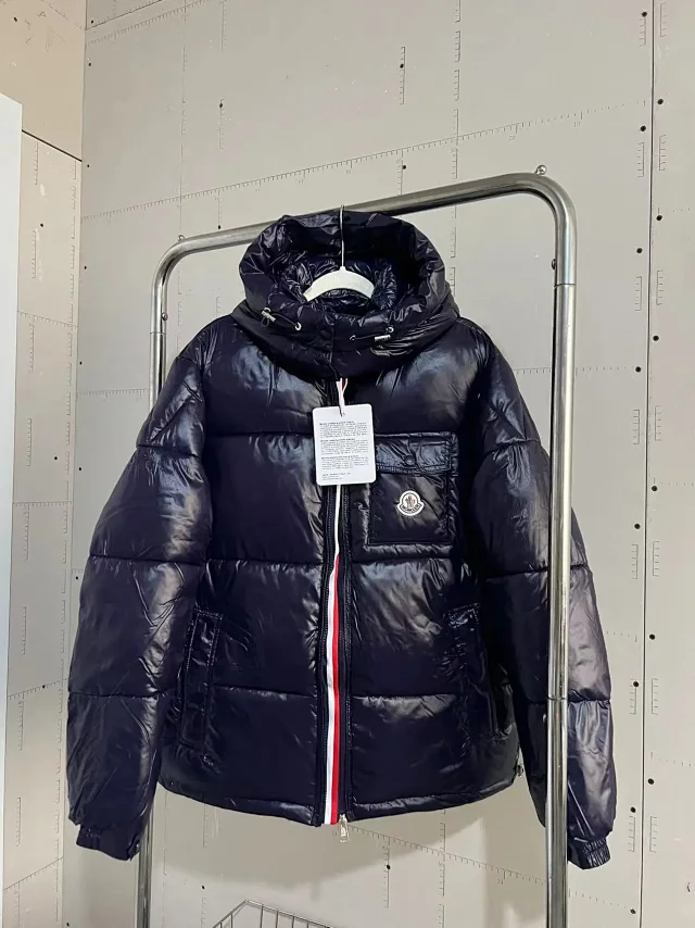 Moncler Down Jackets Hooded shiny puffer jacket product detail image 10