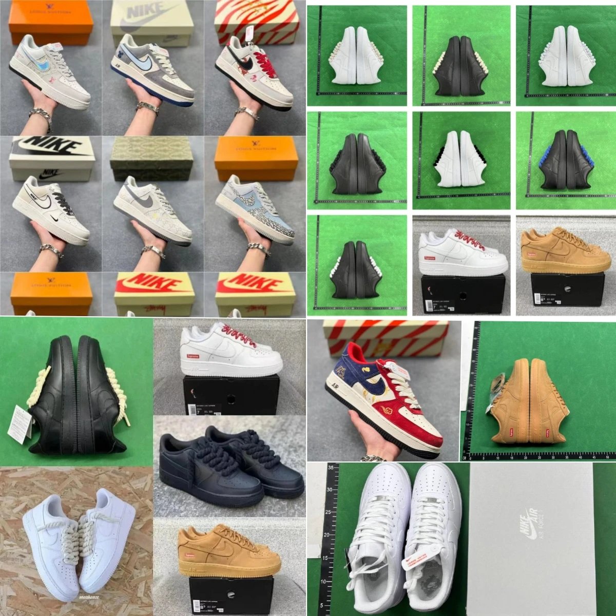 New 2026 trendy shoes Nike air force large shoelaces