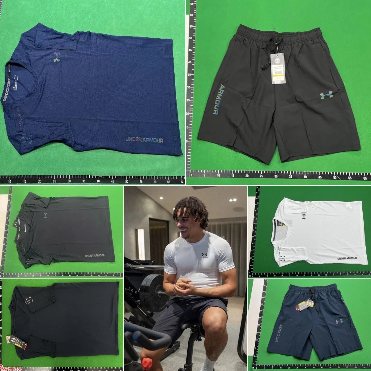 Under Armour Blue and Black Athletic Wear Set