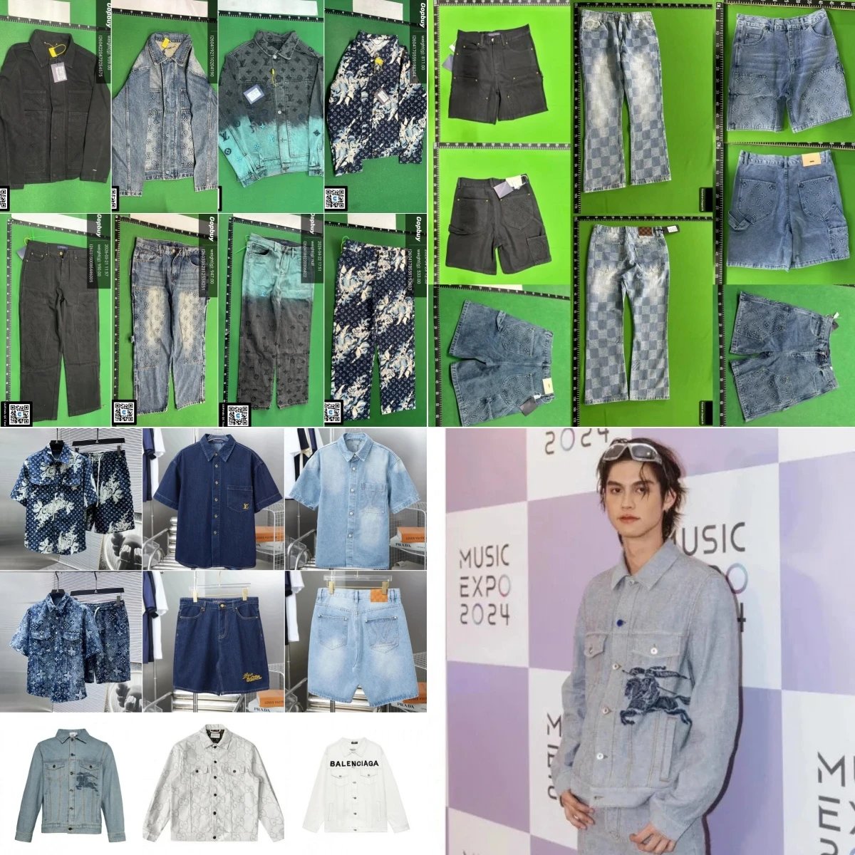 Louis Vuitton Blue Denim Jacket