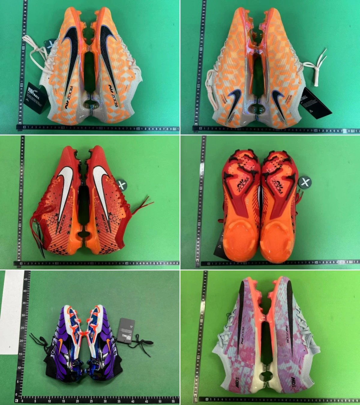 1:1**PZ Assassin Low Top Waterproof Knit FG Football Cleats Collection