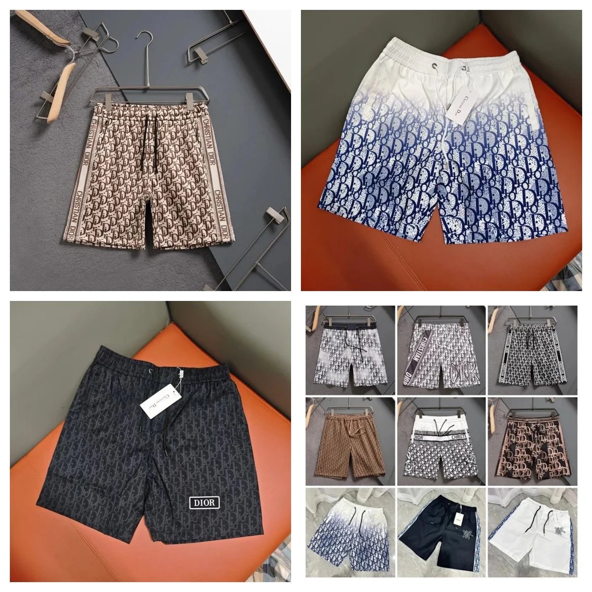 Dior Brown Patterned Shorts