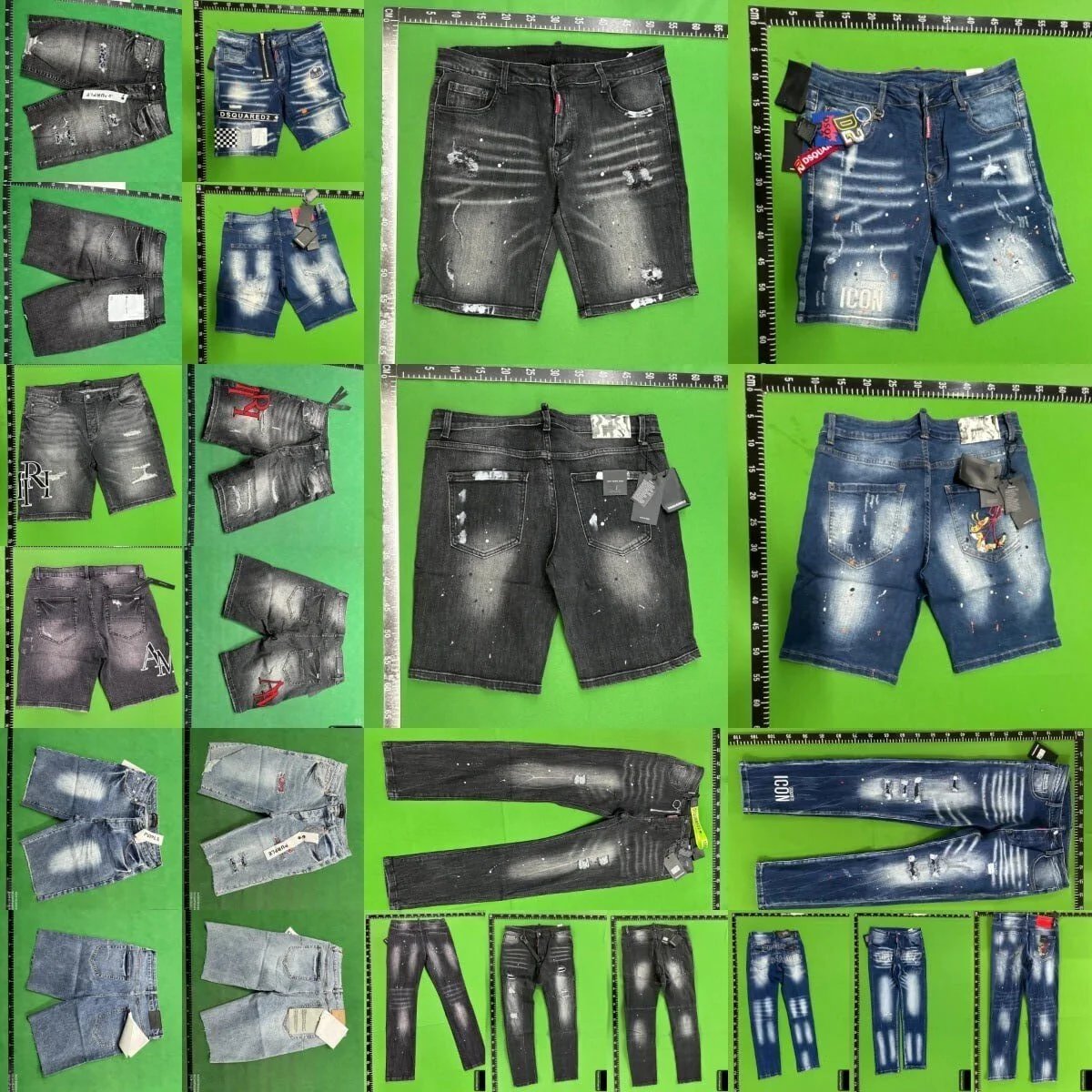 DSQUARED2 Distressed Denim Shorts and Jeans Collection