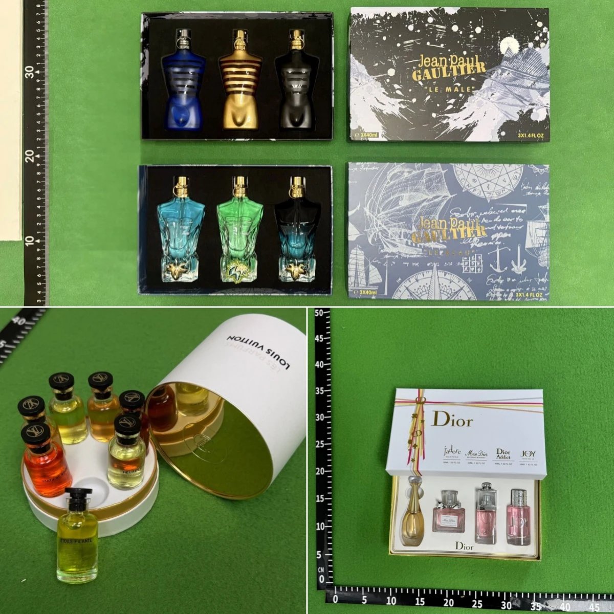 Dior Fragrance Set with Three Scents in Gift Box