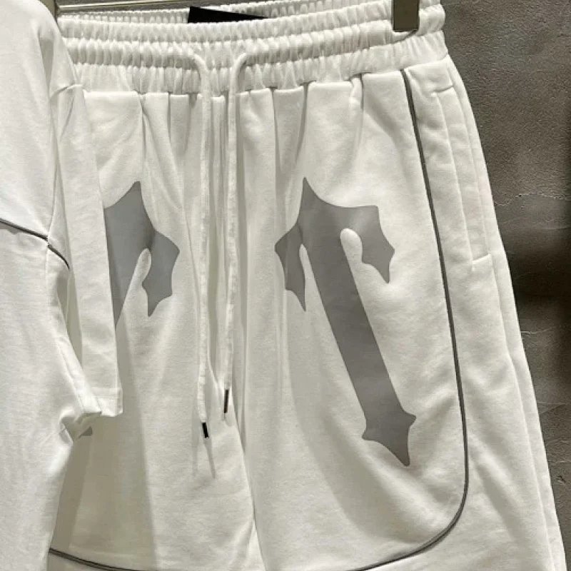 Reflective white shorts SKU image