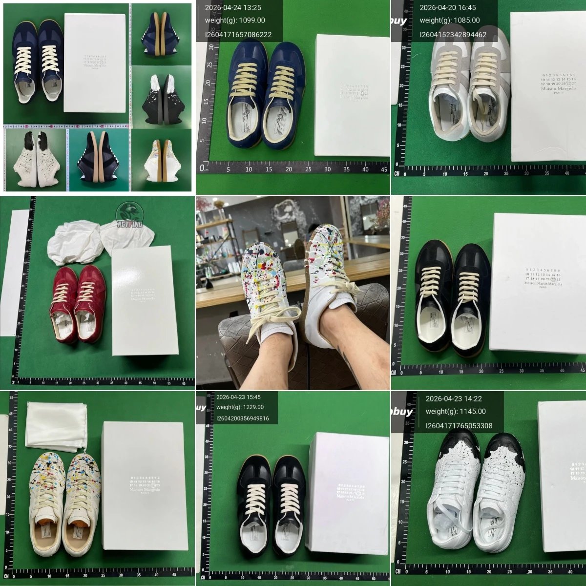 Trendy brand color matching moral training sneakers
