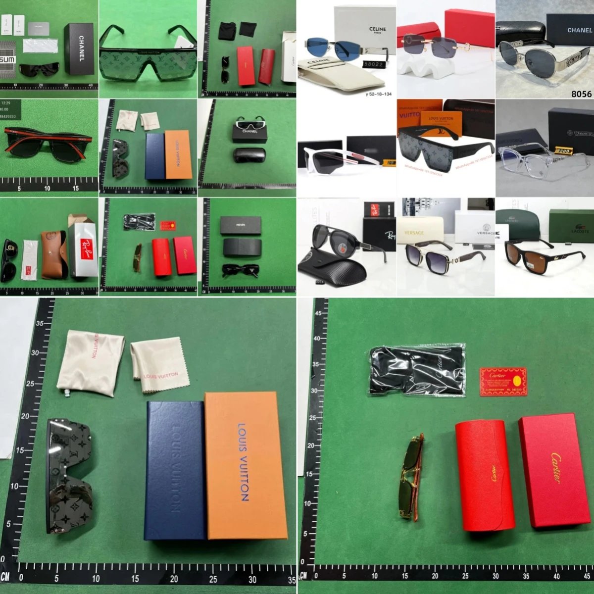 Louis Vuitton Black Sunglasses with Box and Case