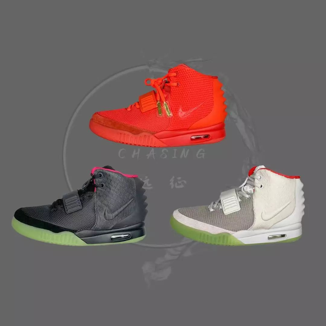 [Compare with 1000+ on the market without fear] Air Yeezy 2 RNG Kanye West Red October Black Grey