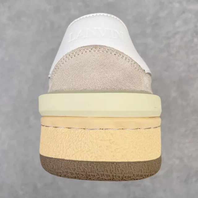 Lanvin Sneakers High-top lace-up with contrast side panels product detail image 16