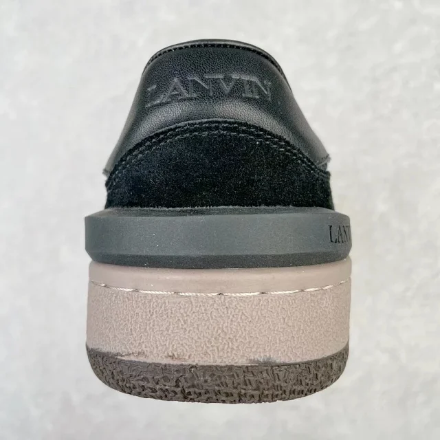 Lanvin Sneakers High-top lace-up with contrast side panels product detail image 25