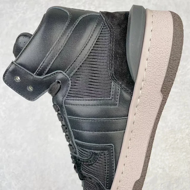 Lanvin Sneakers High-top lace-up with contrast side panels product detail image 51