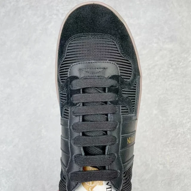 Lanvin Sneakers High-top lace-up with contrast side panels product detail image 21