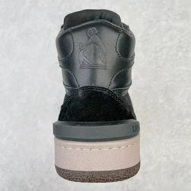 Lanvin Sneakers High-top lace-up with contrast side panels product detail image 52