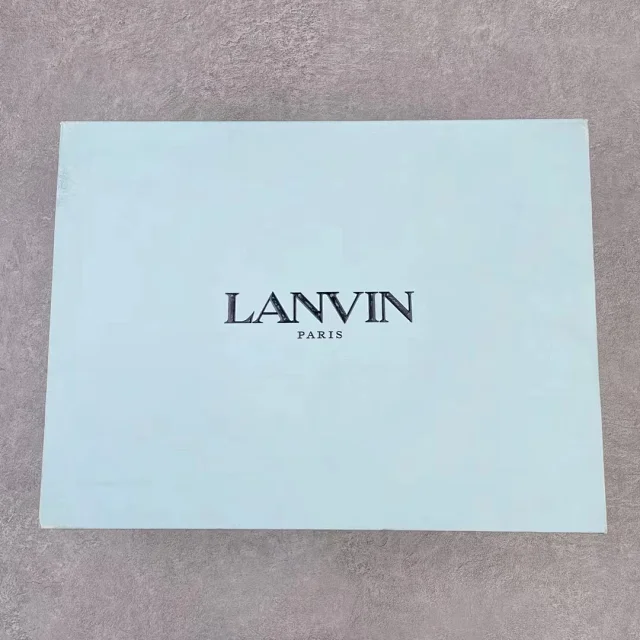 Lanvin Sneakers High-top lace-up with contrast side panels product detail image 35