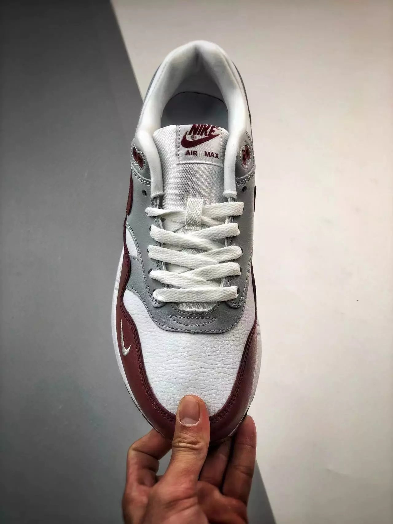 Nike Air Max 1 Wave Burgundy Sneakers - 57