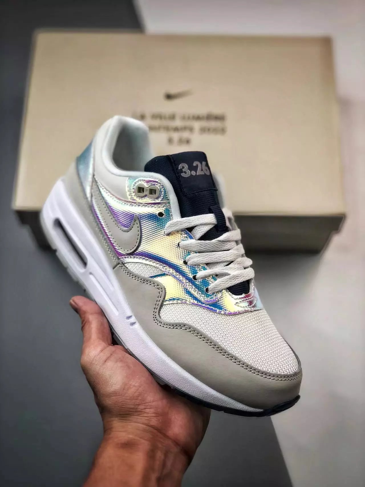 Nike Air Max 1 Wave Burgundy Sneakers - 29