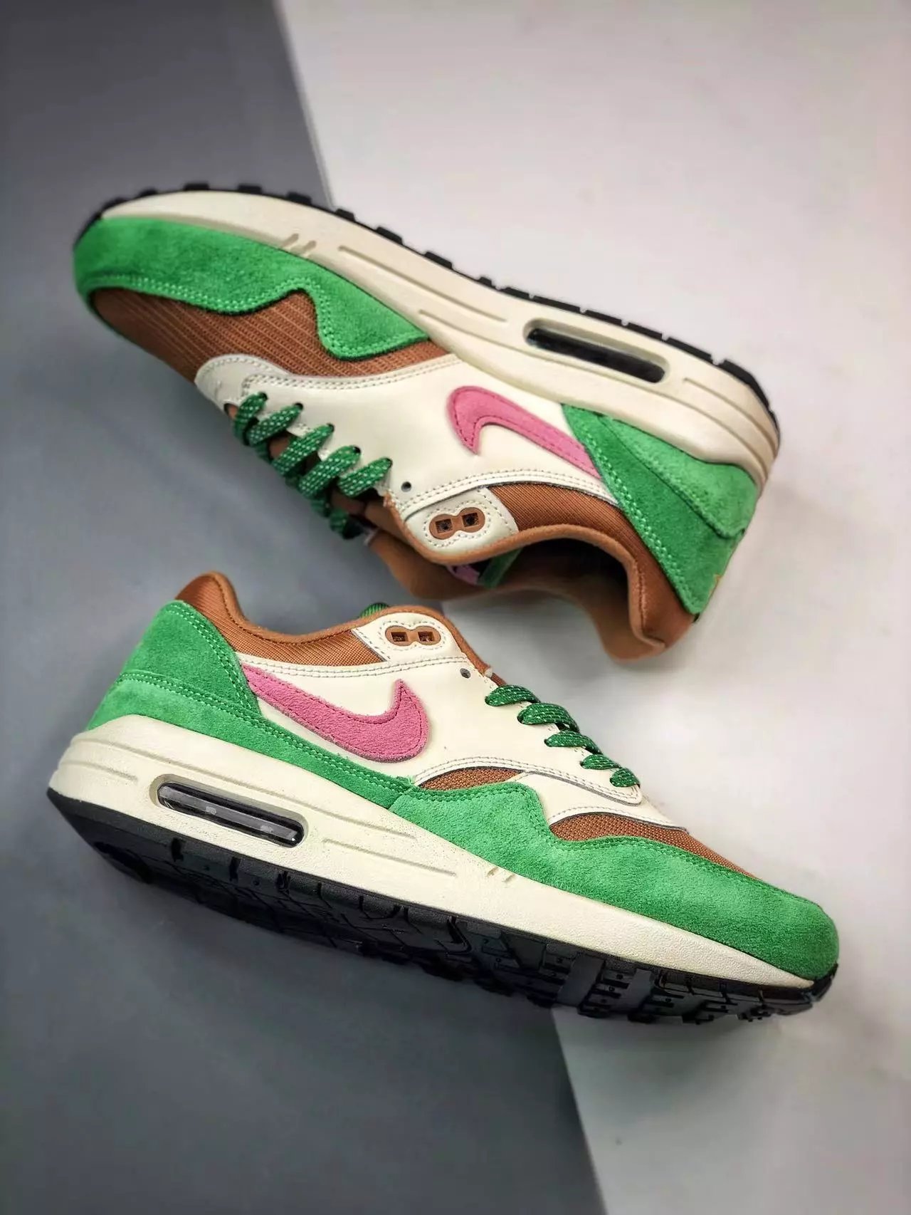 Nike Air Max 1 Wave Burgundy Sneakers - 24