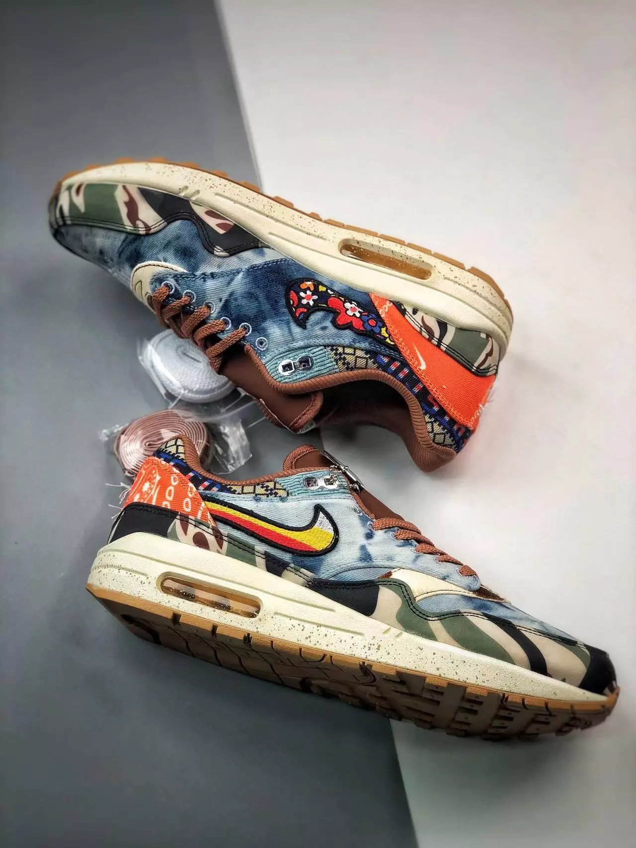 Nike Air Max 1 Wave Burgundy Sneakers - 52