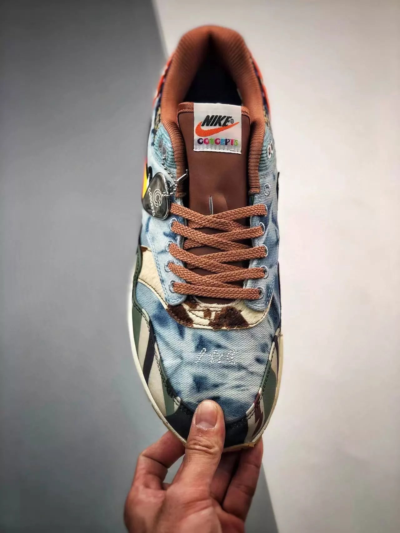 Nike Air Max 1 Wave Burgundy Sneakers - 48